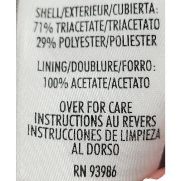 Vintage Petite Sophisticate Gray Two‎ Button Long Sleeve Boxy Blazer Jacket - Picture 12 of 15